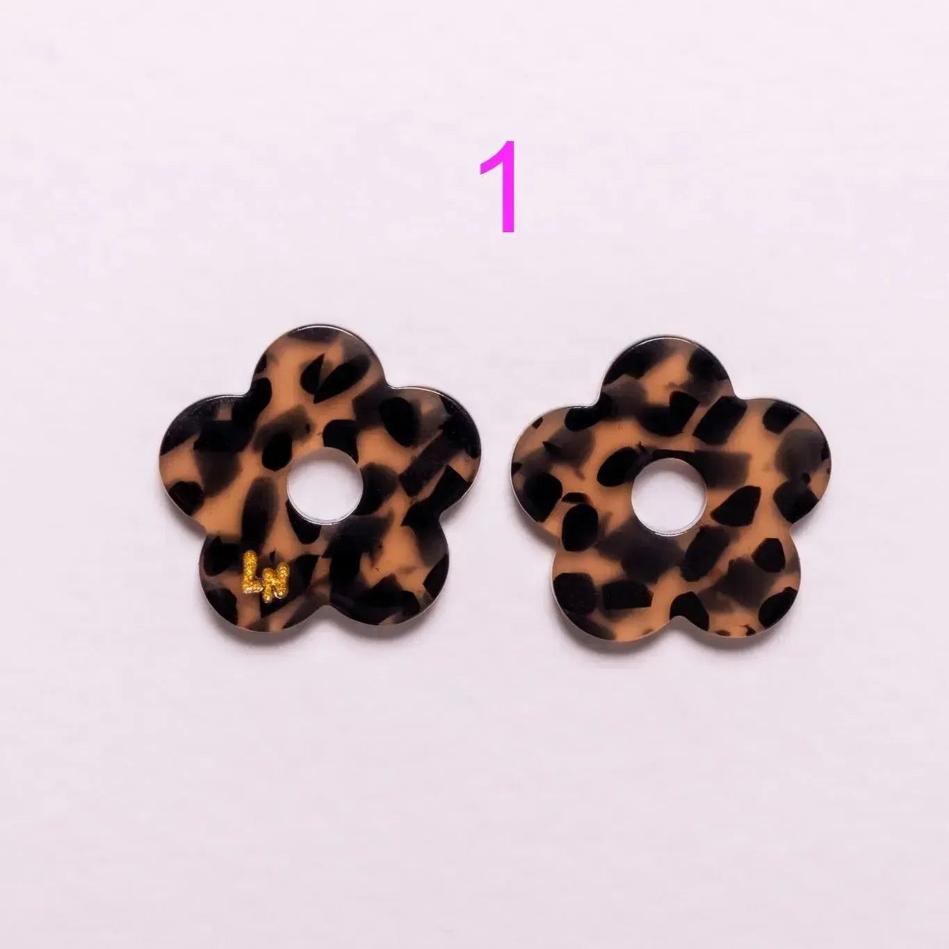 Charms Fleur Acétate | Choisissez votre paire parmi 9 créations-Les Nicolettes