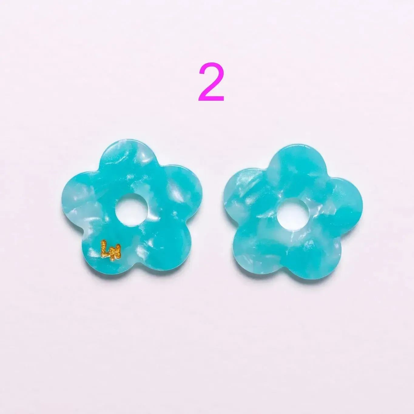 Charms Fleur Acétate | Choisissez votre paire parmi 9 créations-Les Nicolettes
