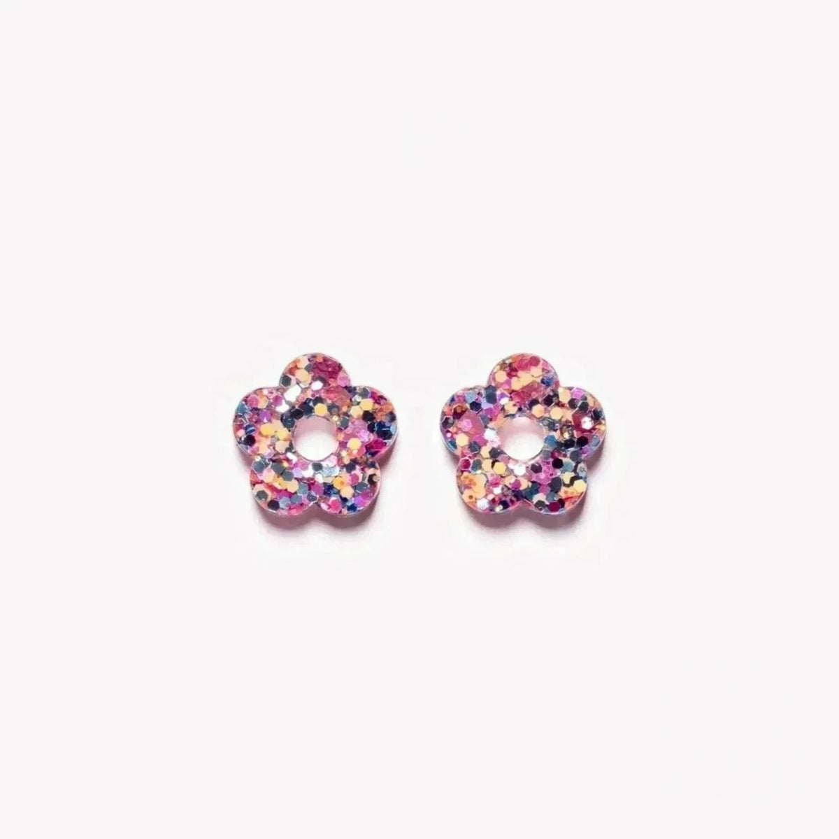 Coppia di charms Mini Fiore colore Arancione Blu Lilla (n. 10) – Les Nicolettes
