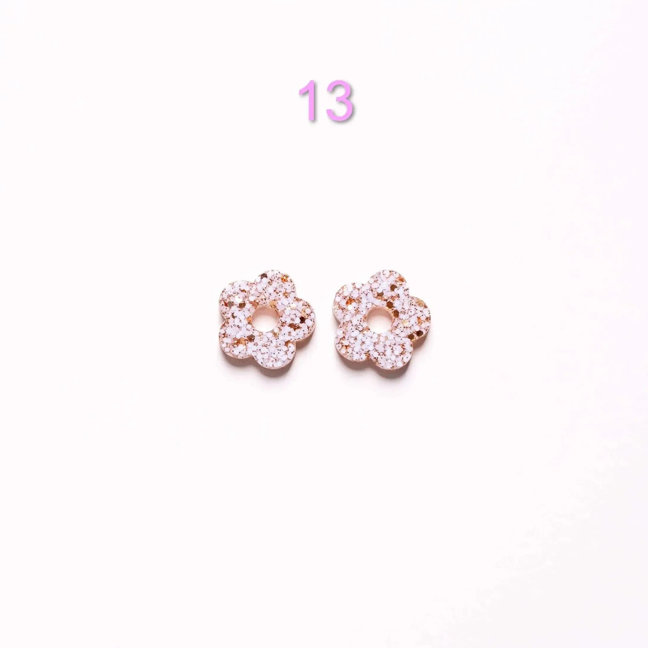 Charms mini Fleur | Choisissez votre paire parmi 16 créations-Les Nicolettes