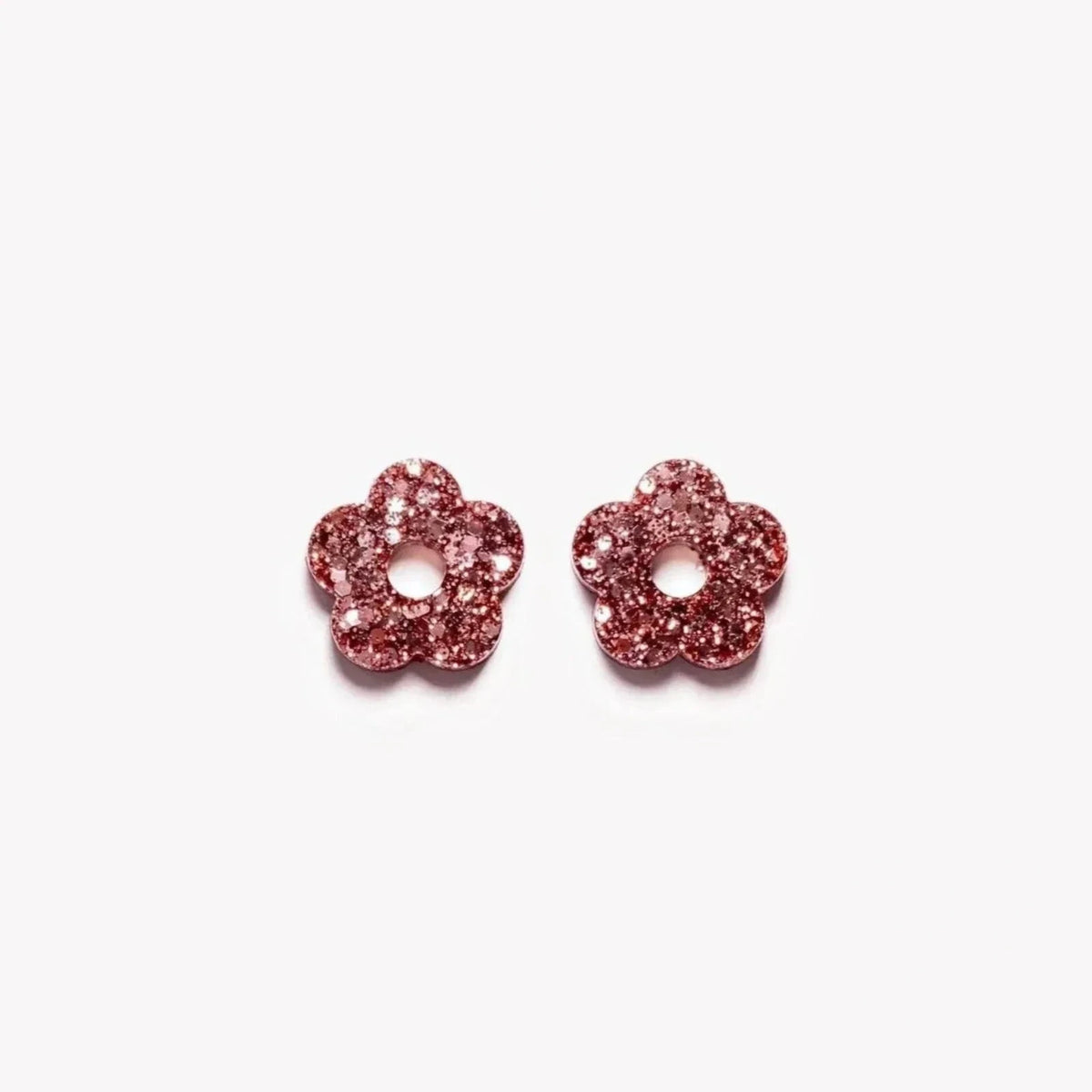 Coppia di charms Mini Fiore colore Champagne Rosé (n. 16) – Les Nicolettes