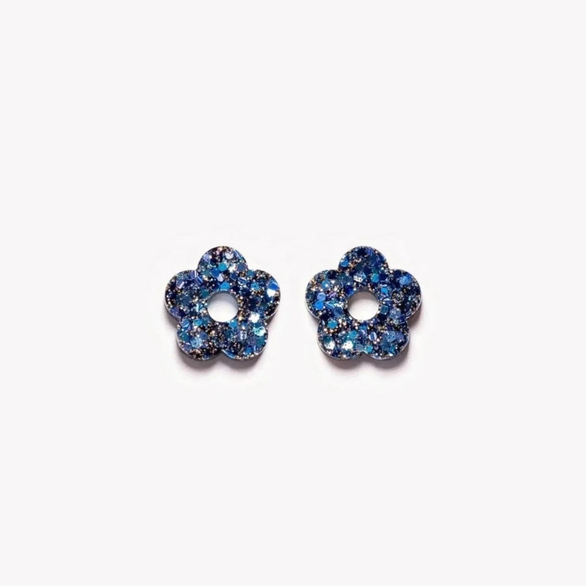 Coppia di charms Mini Fiore colore Mix Blu (n. 2) – Les Nicolettes
