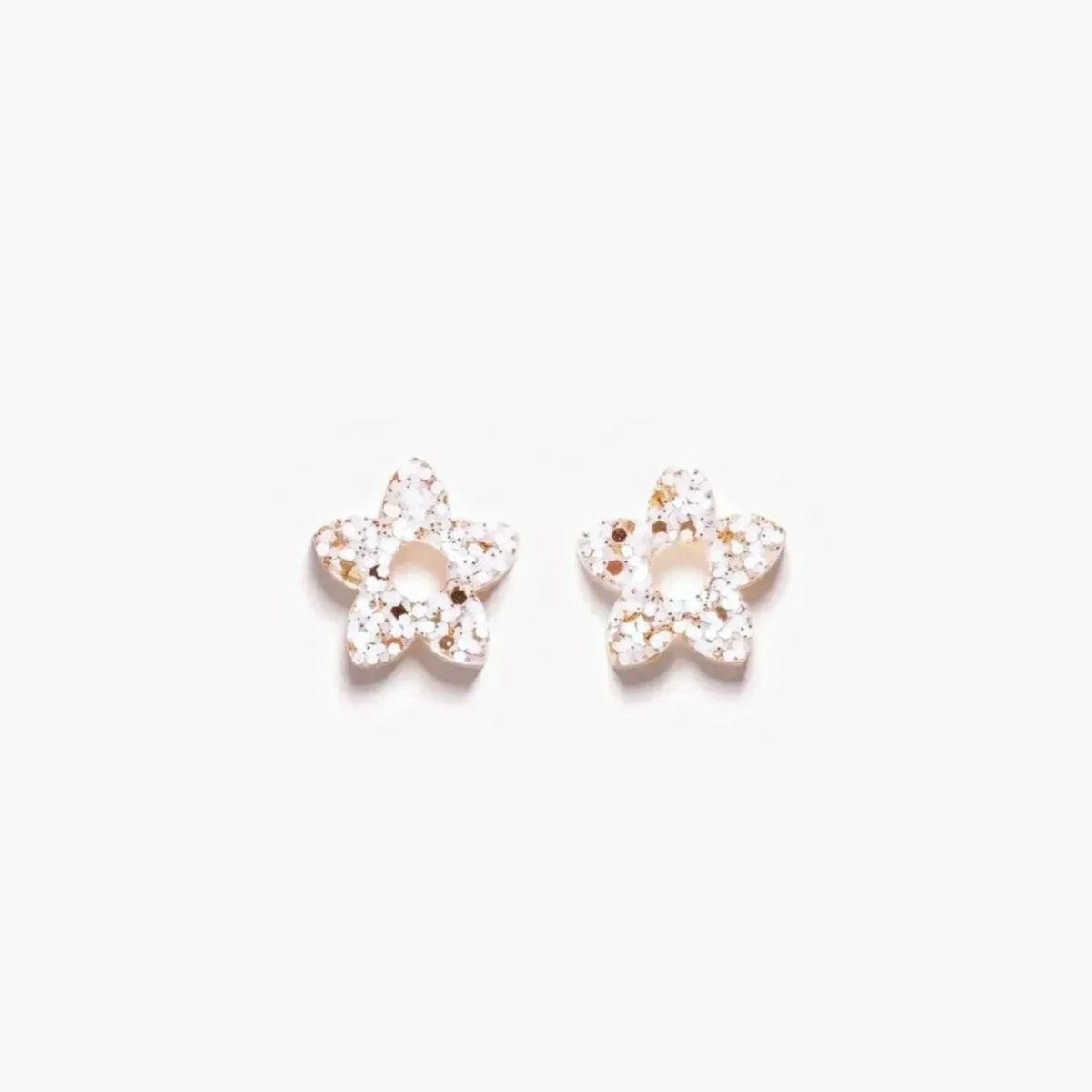 Pair of Mini Tiaré charms in Ivory Champagne (no. 16) – Les Nicolettes