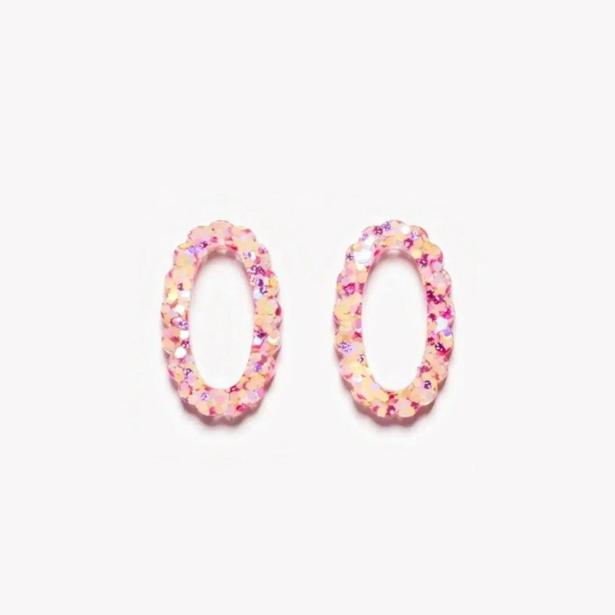Pair of Oval charms in Summer Sunset (no. 12) – Les Nicolettes