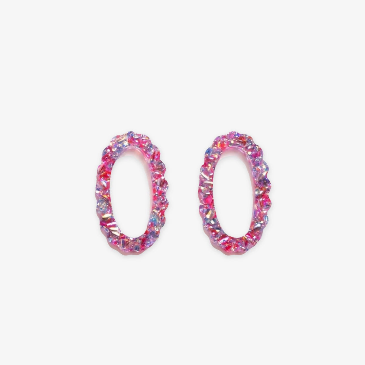 Charms Ovale Pink Blue-Les Nicolettes