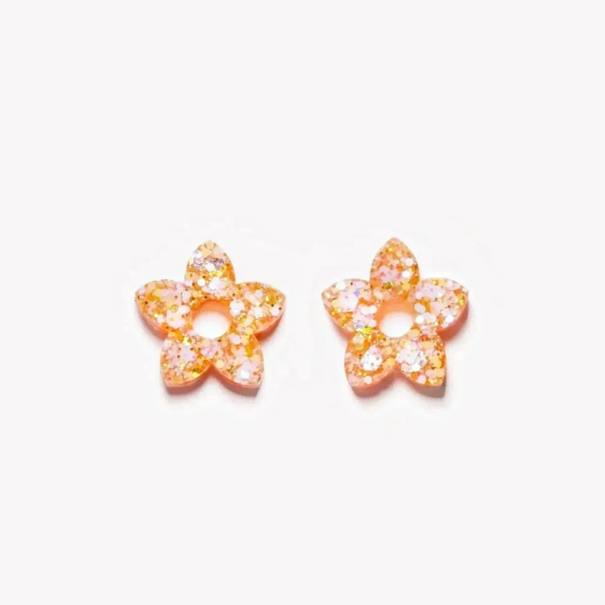 Paire de charms Tiaré coloris Ivoire Orange (n°13) – Les Nicolettes