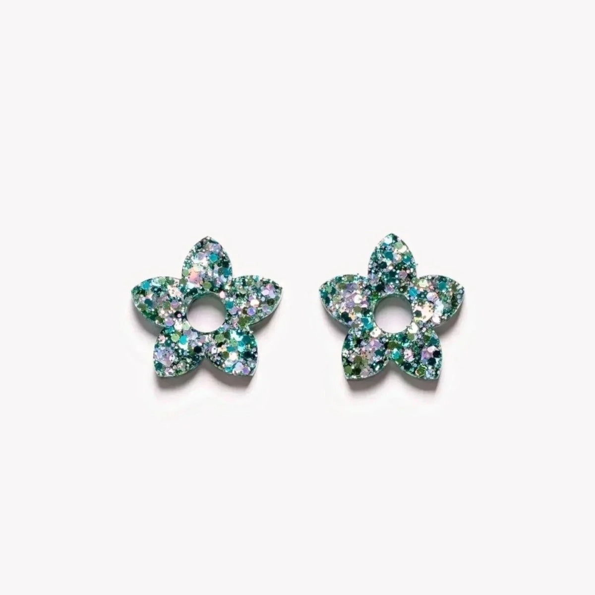 Paire de charms Tiaré coloris Mix Vert 2.0 (n°4) – Les Nicolettes
