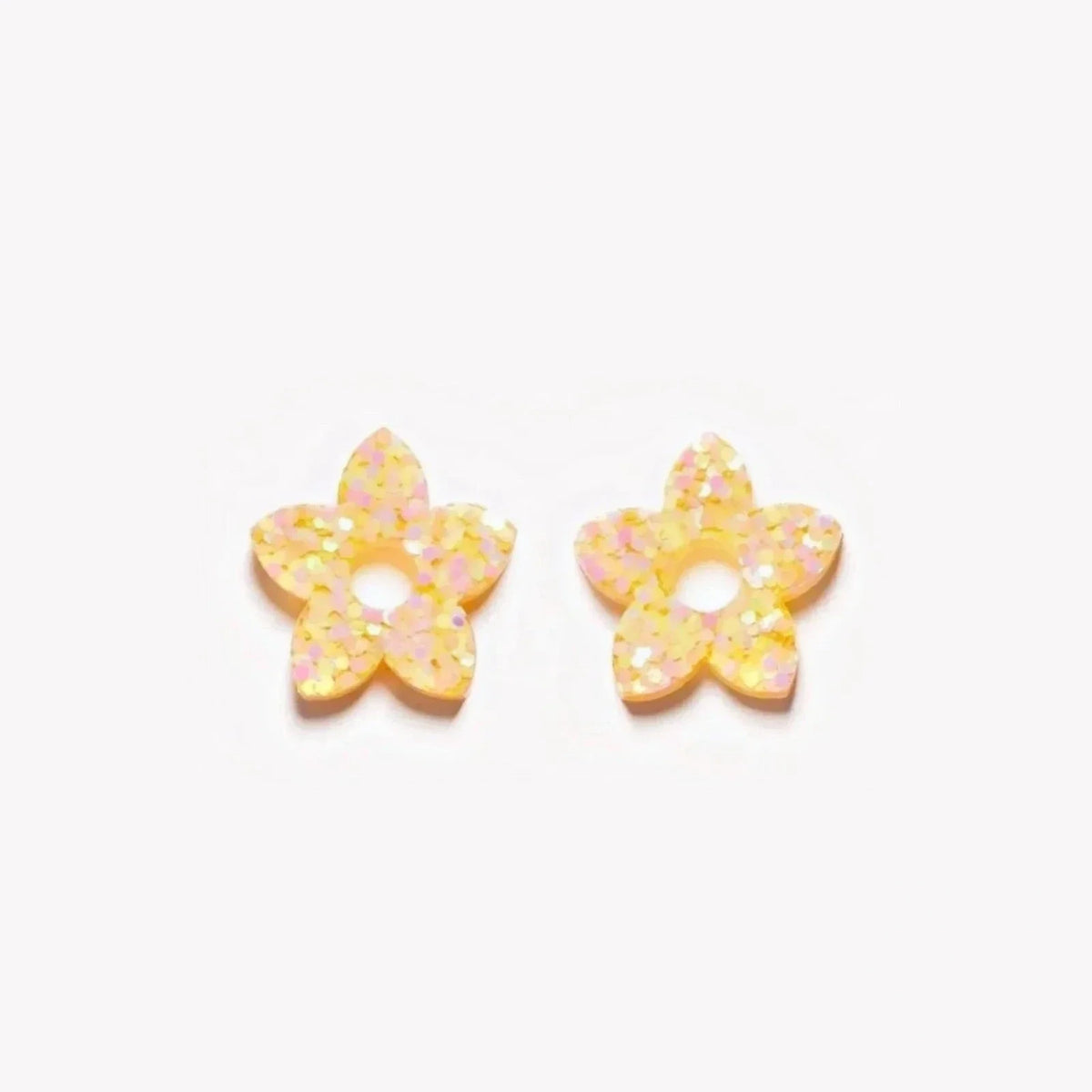 Paire de charms Tiaré coloris Orange Jaune (n°7) – Les Nicolettes