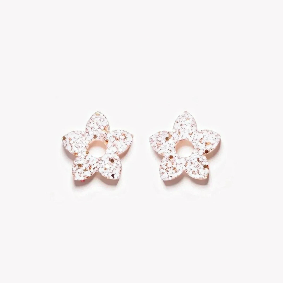 Paire de charms Tiaré coloris Ivoire Champagne (n°8) – Les Nicolettes
