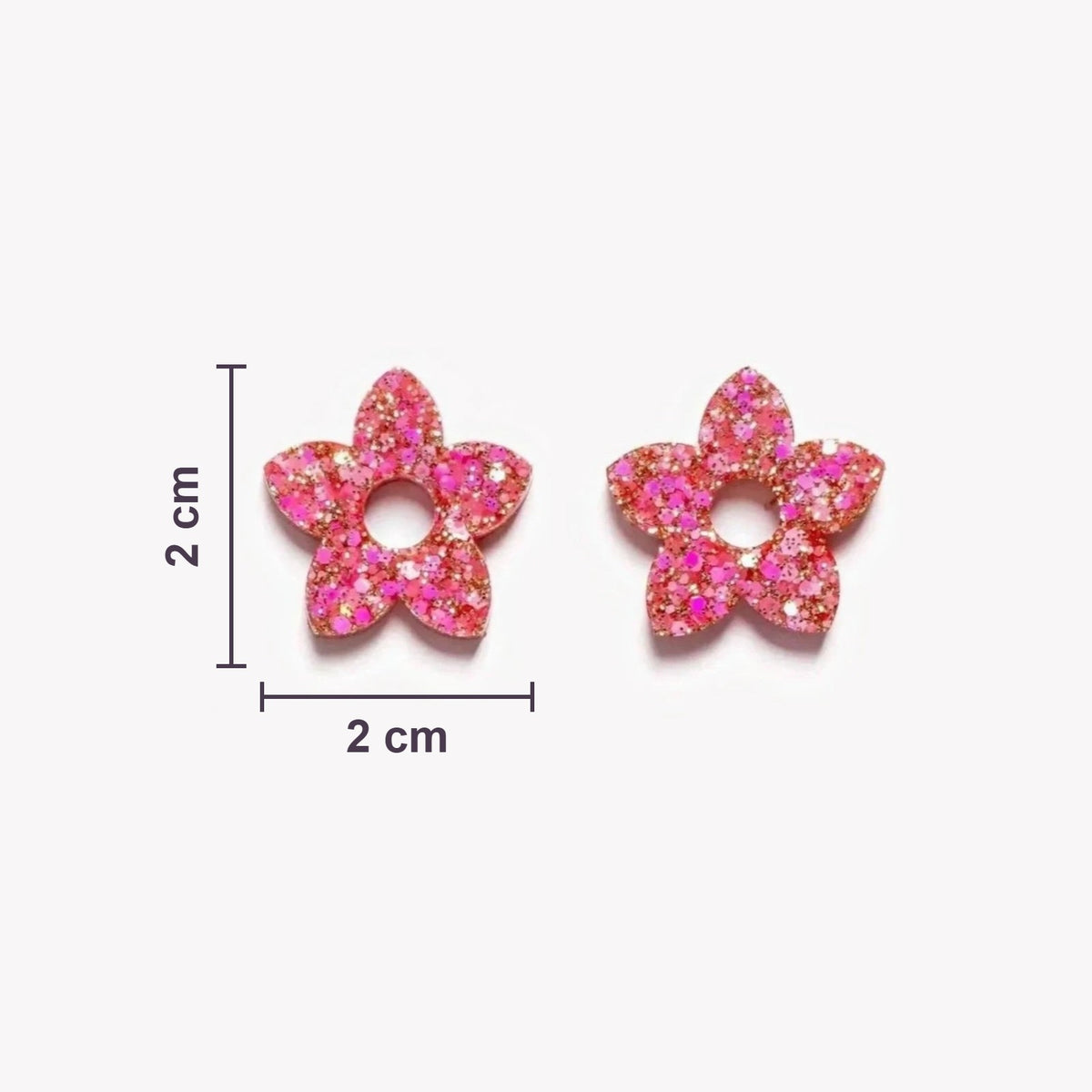 Dimensioni reali dei charms Tiaré: 2 cm di diametro