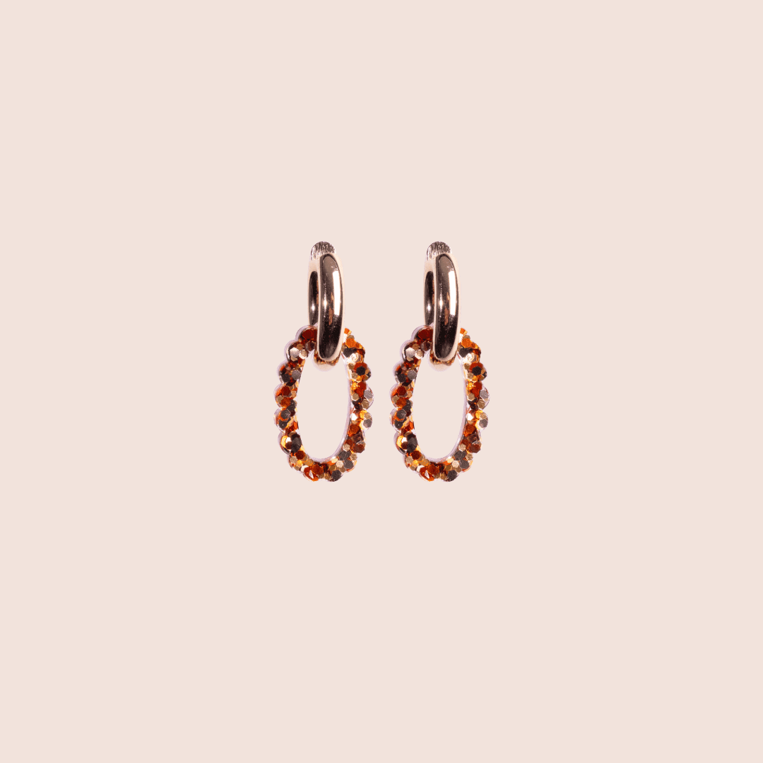 Créoles Ovale Pumpkin Spice-Les Nicolettes