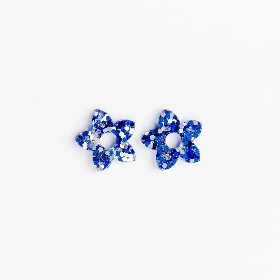 Créoles Tiaré Winter Blue-Les Nicolettes