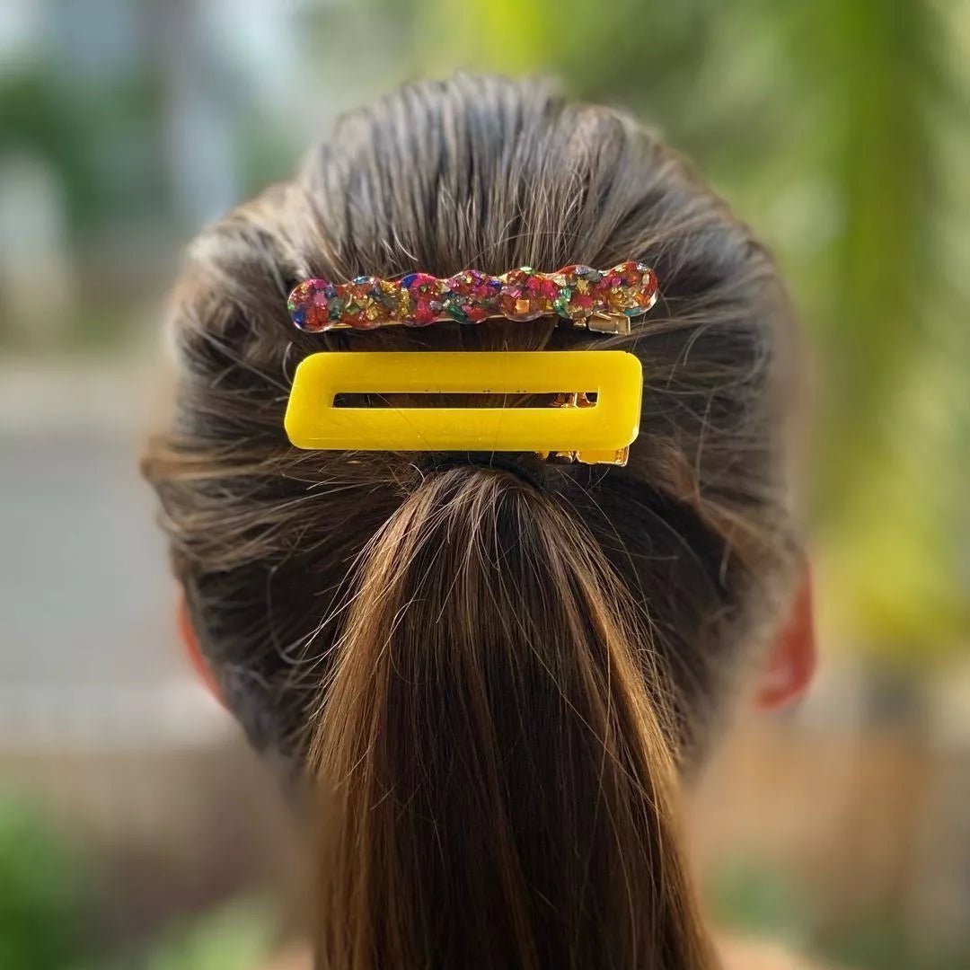 Élégance au Quotidien : Idées de Coiffures avec les Barrettes Les Nicolettes - Barrettes cheveux femme fait main en France Les Nicolettes