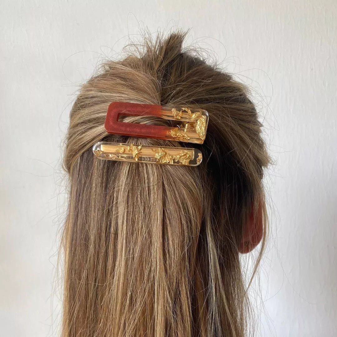 Élégance au Quotidien : Idées de Coiffures avec les Barrettes Les Nicolettes - Barrettes cheveux femme fait main en France Les Nicolettes