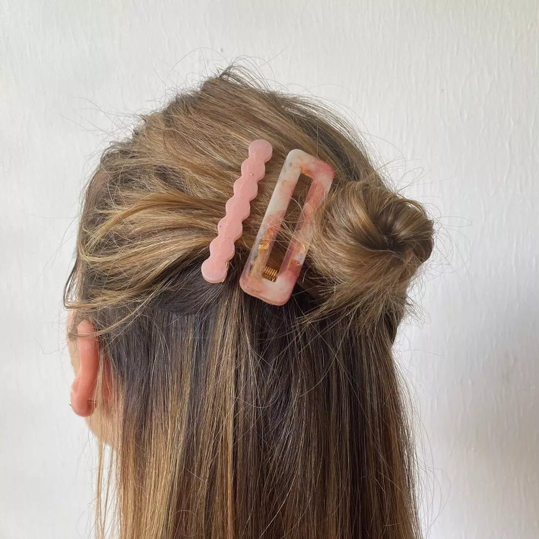 Élégance au Quotidien : Idées de Coiffures avec les Barrettes Les Nicolettes - Barrettes cheveux femme fait main en France Les Nicolettes