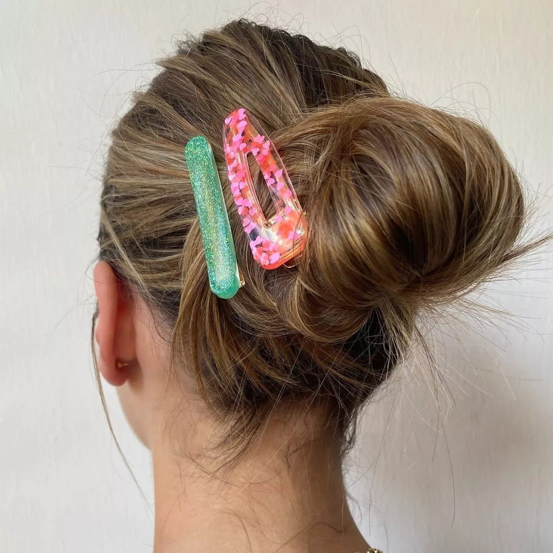 Élégance au Quotidien : Idées de Coiffures avec les Barrettes Les Nicolettes - Barrettes cheveux femme fait main en France Les Nicolettes