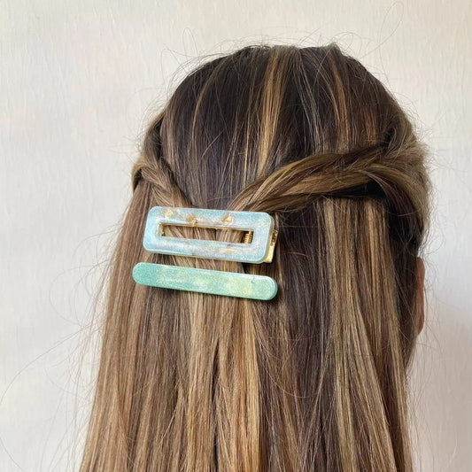 Élégance au Quotidien : Idées de Coiffures avec les Barrettes Les Nicolettes - Barrettes cheveux femme fait main en France Les Nicolettes