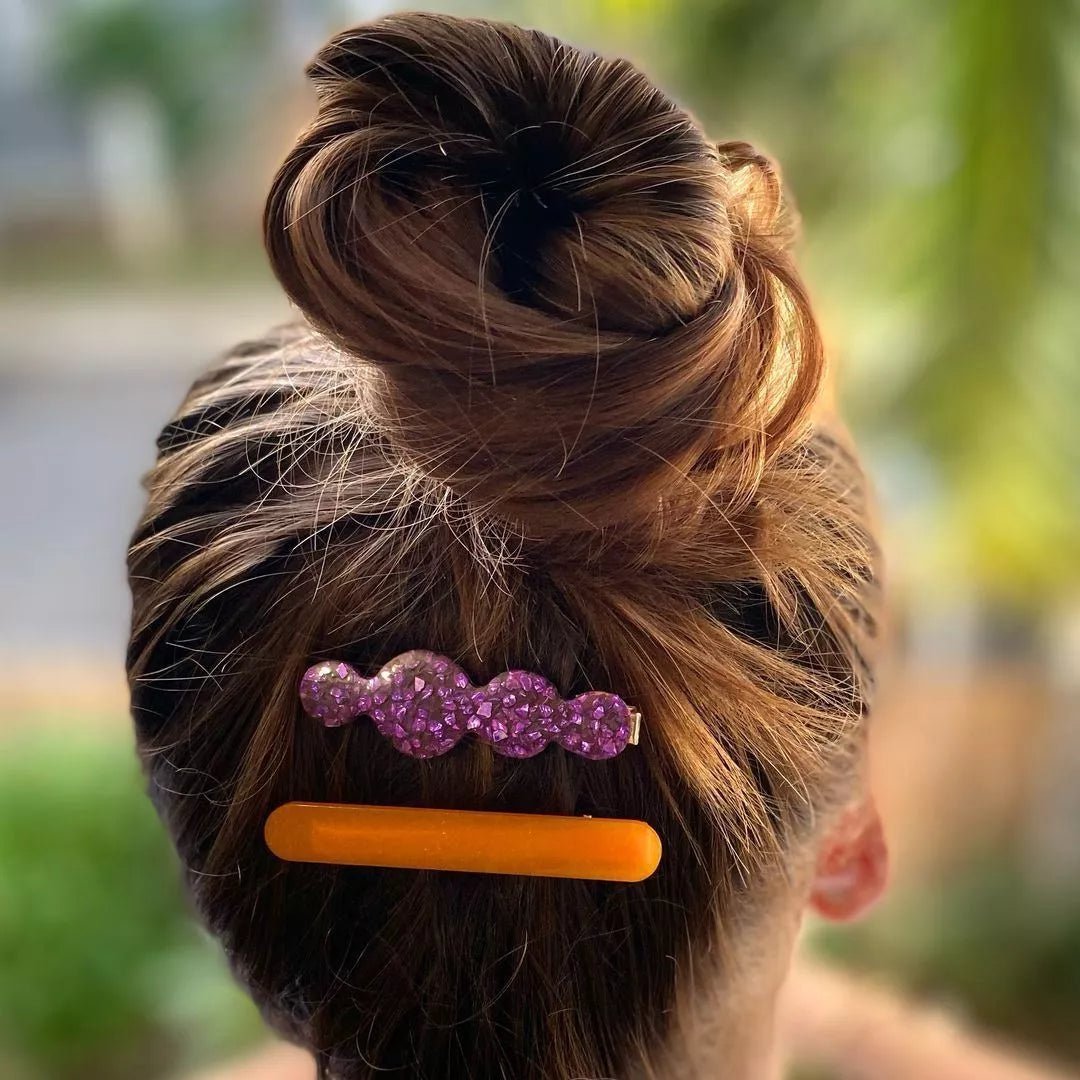 Élégance au Quotidien : Idées de Coiffures avec les Barrettes Les Nicolettes - Barrettes cheveux femme fait main en France Les Nicolettes