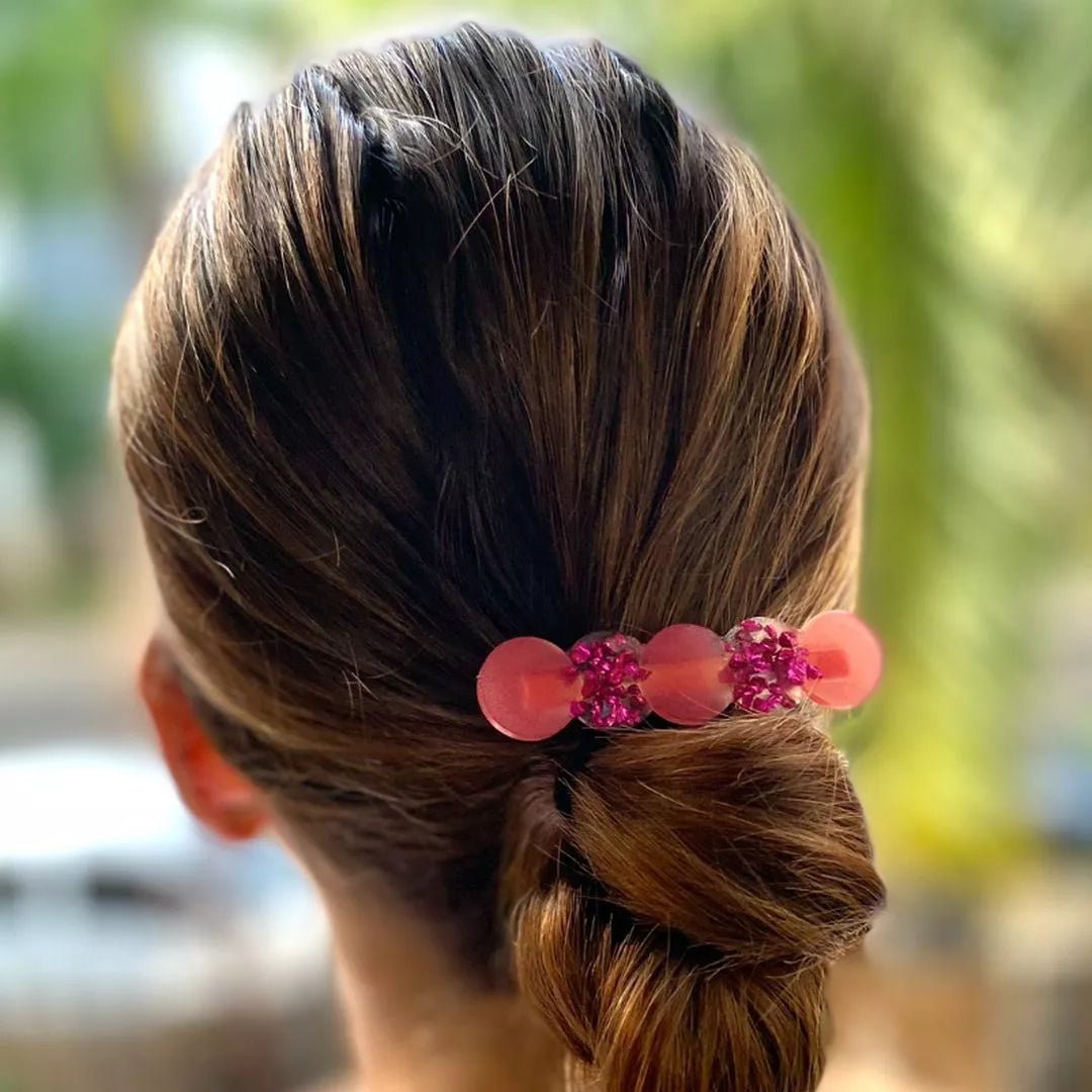 Élégance au Quotidien : Idées de Coiffures avec les Barrettes Les Nicolettes - Barrettes cheveux femme fait main en France Les Nicolettes