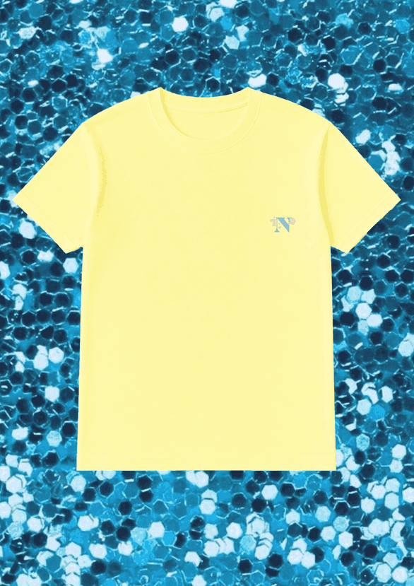 T-Shirt Gelb | Postkarte Réunion