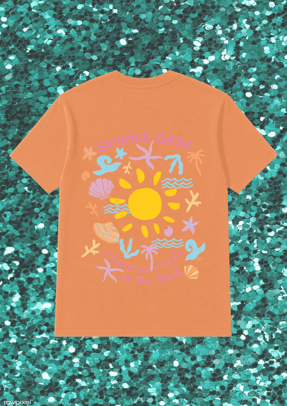 Camiseta Mandarina | Chica de Verano