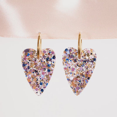 Stop motion – Boucles d'oreilles Cœur Mix Disco – Les Nicolettes